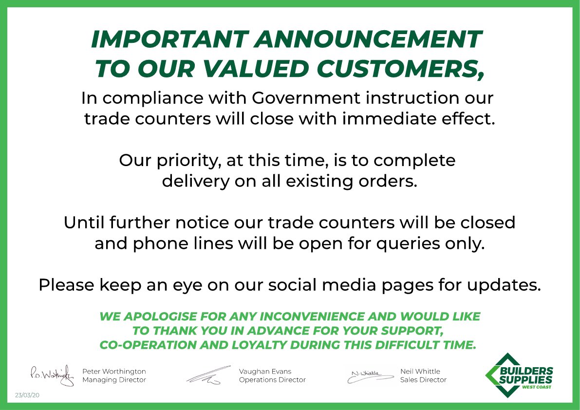 Builders Supplies (West Coast) Ltd (@bsupplies) on Twitter photo 