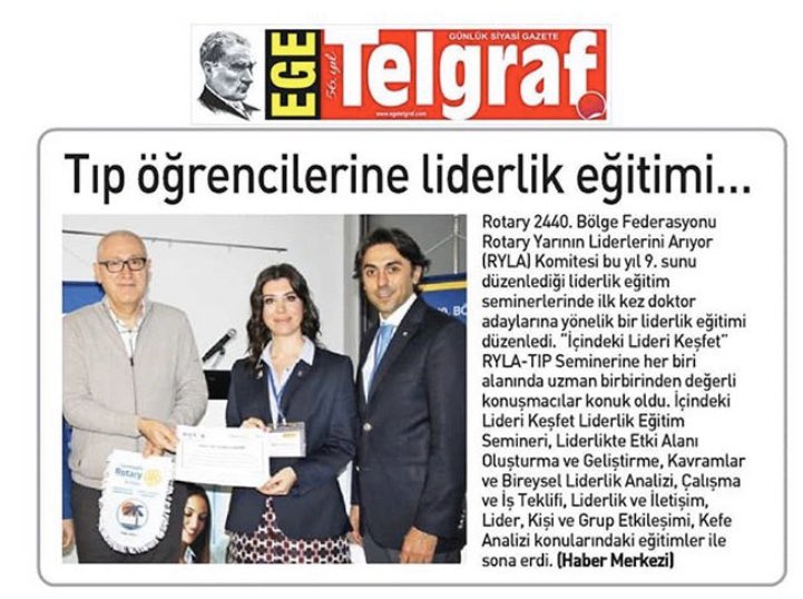 GuzelyalRotary's tweet photo. Basında RYLA TIP 2020 https://t.co/r5mi4rUqzP