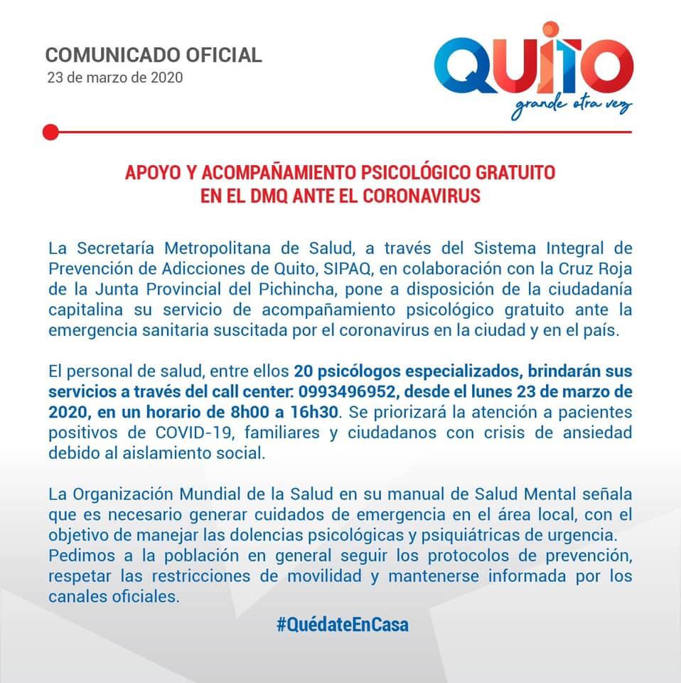 Cruz Roja Pichincha Pa Twitter Tambien Nos Importa Tu Salud