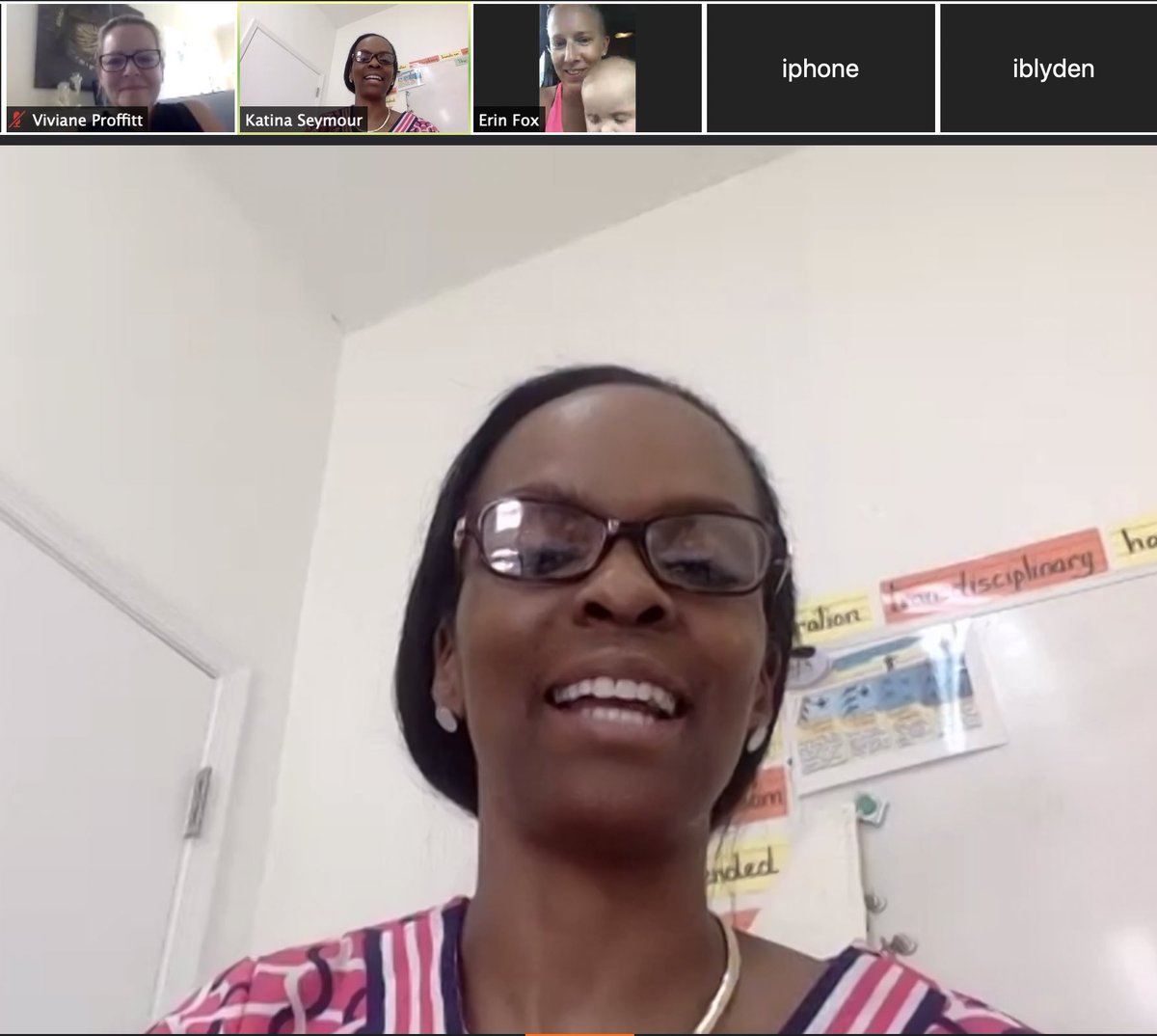 LyfordSchool's tweet photo. As we fine tune our Virtual Learning Programme, we continue to stay connected and work collaboratively. Our Elementary teachers recently held their weekly meeting via Zoom. #virtuallearningprogramme https://t.co/iauhres0nC