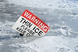 Warman_Rec's tweet photo. WARNING - All storm ponds/lakes are unsafe.  Residents should stay off the ice.  The ice is melting from below due to the run off.  Please heed the thin ice signs.  Thank you. https://t.co/m71XOUYXom