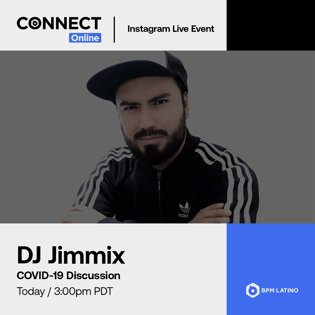 BPM Latino (@bpmlatino) on Twitter photo Join us on Instagram Live today at 3:00 pm PDT as we “CONNECT” with Redbull 3Style Champion <a href="/JIMMIX_CHAMPION/">DJ JIMMIX TRE3STYLE</a> for discussion about the DJ industry, the coronavirus crisis, and more.
bit.ly/BPMLatinoIG Join us on Instagram Live today at 3:00 pm PDT as we “CONNECT” with Redbull 3Style Champion <a href="/JIMMIX_CHAMPION/">DJ JIMMIX TRE3STYLE</a> for discussion about the DJ industry, the coronavirus crisis, and more.
bit.ly/BPMLatinoIG