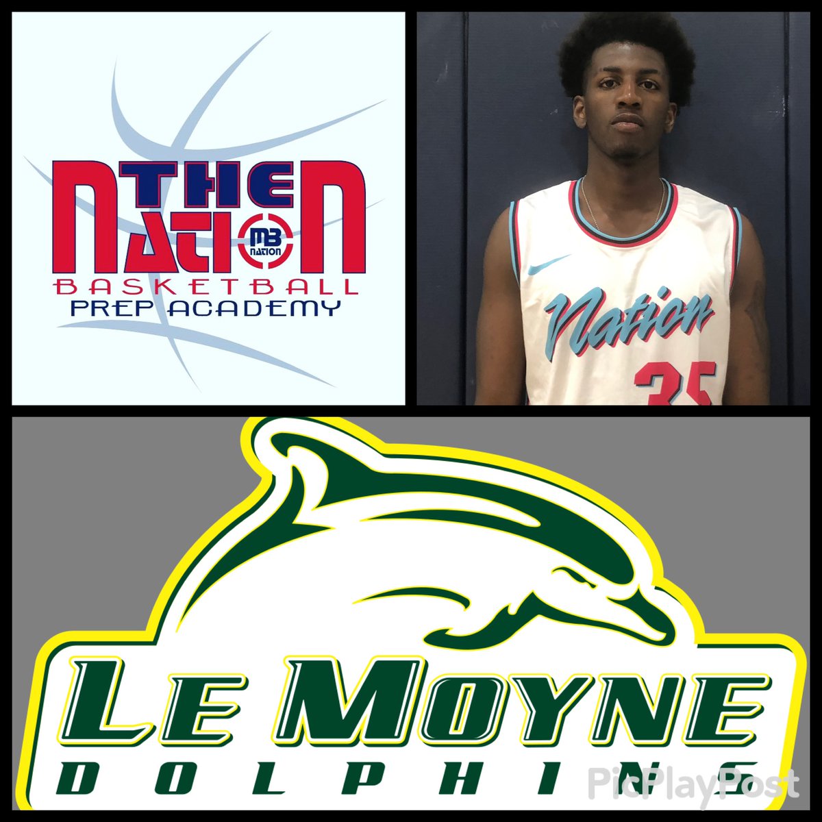 thenationprep's tweet image. Great chat with Coach Champion of La Moyne in regards to Nation standout Lavarius Hampton. #NE10