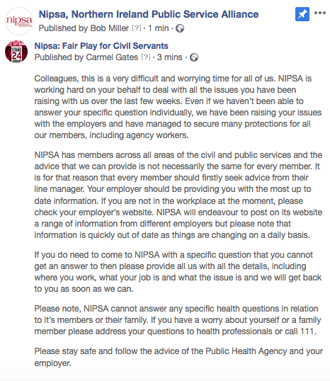 NIPSA - Northern Ireland Public Service Alliance tweet media