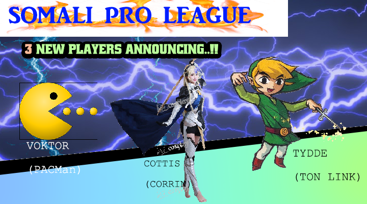 SomaliProLeague's tweet photo. Our team of professional scouts have picked out 3 new players. We are proud to announce that @Tydde_ ,@Voktor_  and @CottisXd  are all joining SomaliProLeague! #somaLIT https://t.co/vbEk2cWm0M