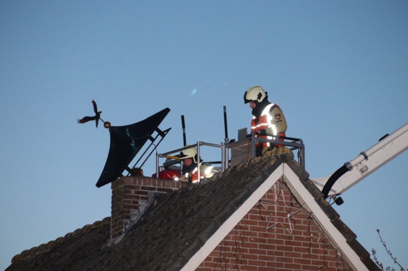 Melding schoorsteenbrand Nieuwlande