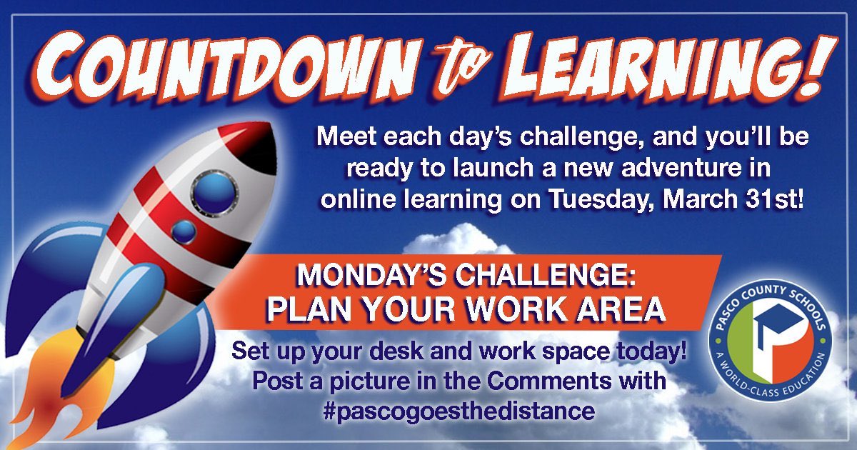 Let’s see it Pirates! What does your work space look like as we prepare to start fourth quarter on Tuesday, March 31st?