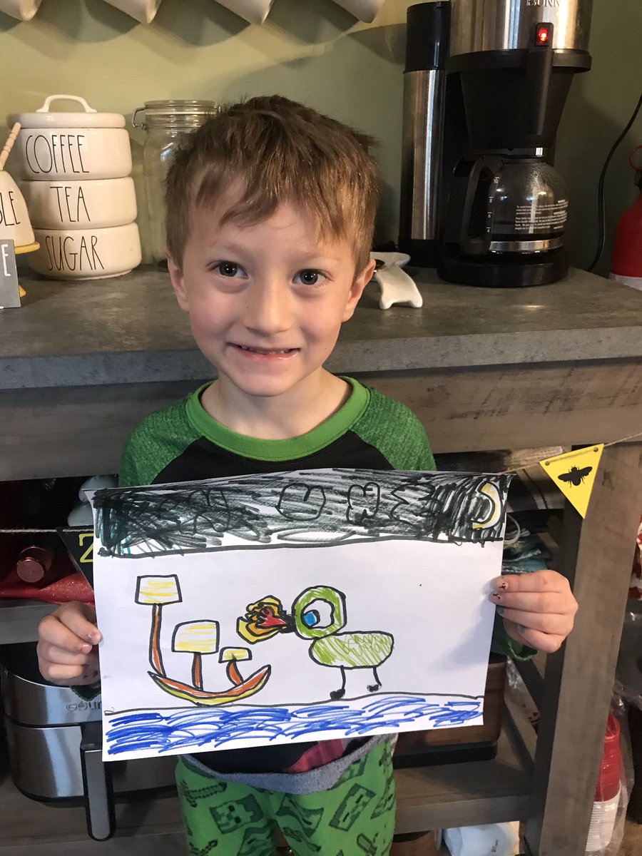 We love LUNCH DOODLES with Mo. <a href="/The_Pigeon/">The Pigeon</a> Here is Ethan’s pet: A fire-breathing duck that lives in the dark sea. #MoIsTheBest #LunchDoodles #LunchDoodlesWithMo