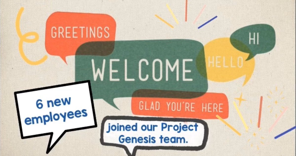 ProjectGenCT's tweet image. We would like to give a big WELCOME to the three new ABI employees and three new SESS employees who started their new hire orientation last week. We are thrilled to have you on board!
#wontstoptileveryvacancyisfilled #focusonhiring #welcomenewemployees #Stafforientation