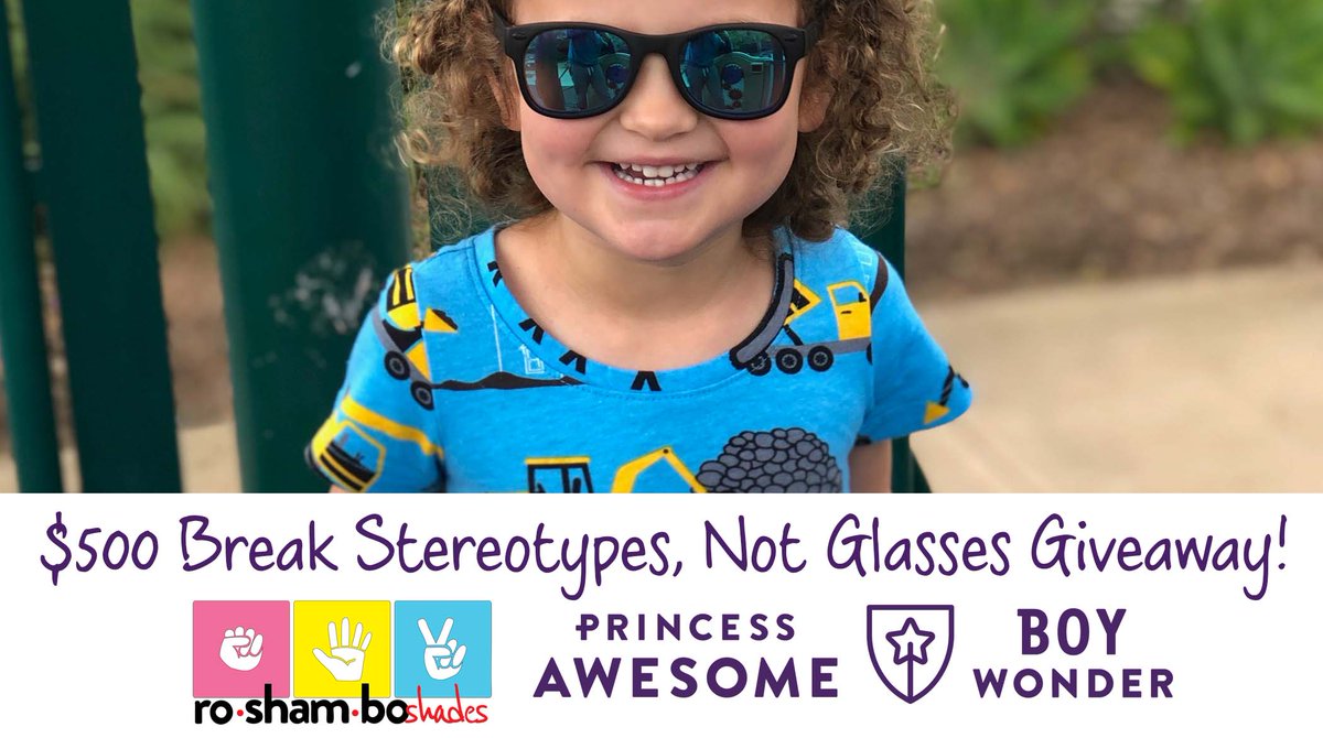 princessawesome's tweet photo. $500 Break Stereotypes, Not Glasses #Giveaway by @princessawesome and @RoshamboBaby! 

Enter here: https://t.co/9aG468EkWH https://t.co/b21kVzzp0b