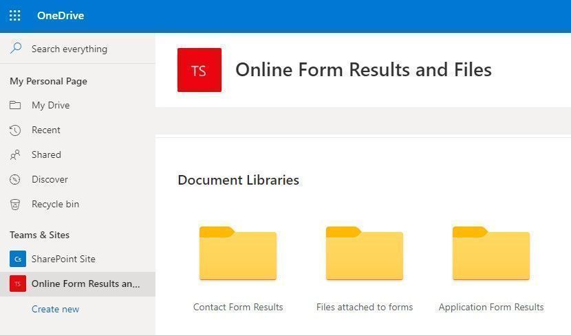 Formsite's tweet photo. Are you working from home? Is your team getting spread out? See how to automate sharing results and uploaded files! Send Results to OneDrive Personal, Business & SharePoint https://t.co/TOWCBrDSrc #office365 #onedrive #SharePoint #Formsite https://t.co/TXno6M4lcF