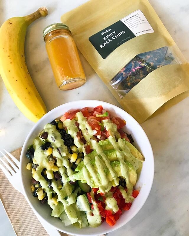 CityCenterDC's tweet photo. Staying healthy and strengthening our immune system is a must right now. @fruitiveโs Southwest Bowl has bananas, kale chips & and immunity shot with red apple, lemon, ginger & cayenne. #Carryout #Takeout #Fruitive #DCVegan #LiveYourHealth https://t.co/eAicd4LLJf