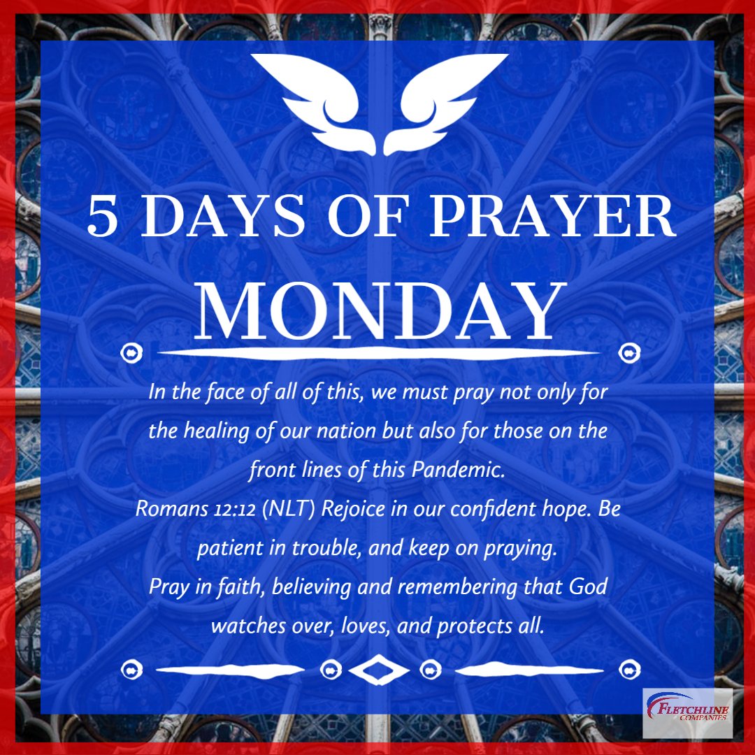 fletchline's tweet photo. Tune in each day this week for our five days of prayer. #keepthefaith #staystrong #fletchlinestrong #5daysofprayer https://t.co/Z33WpyG6Qt