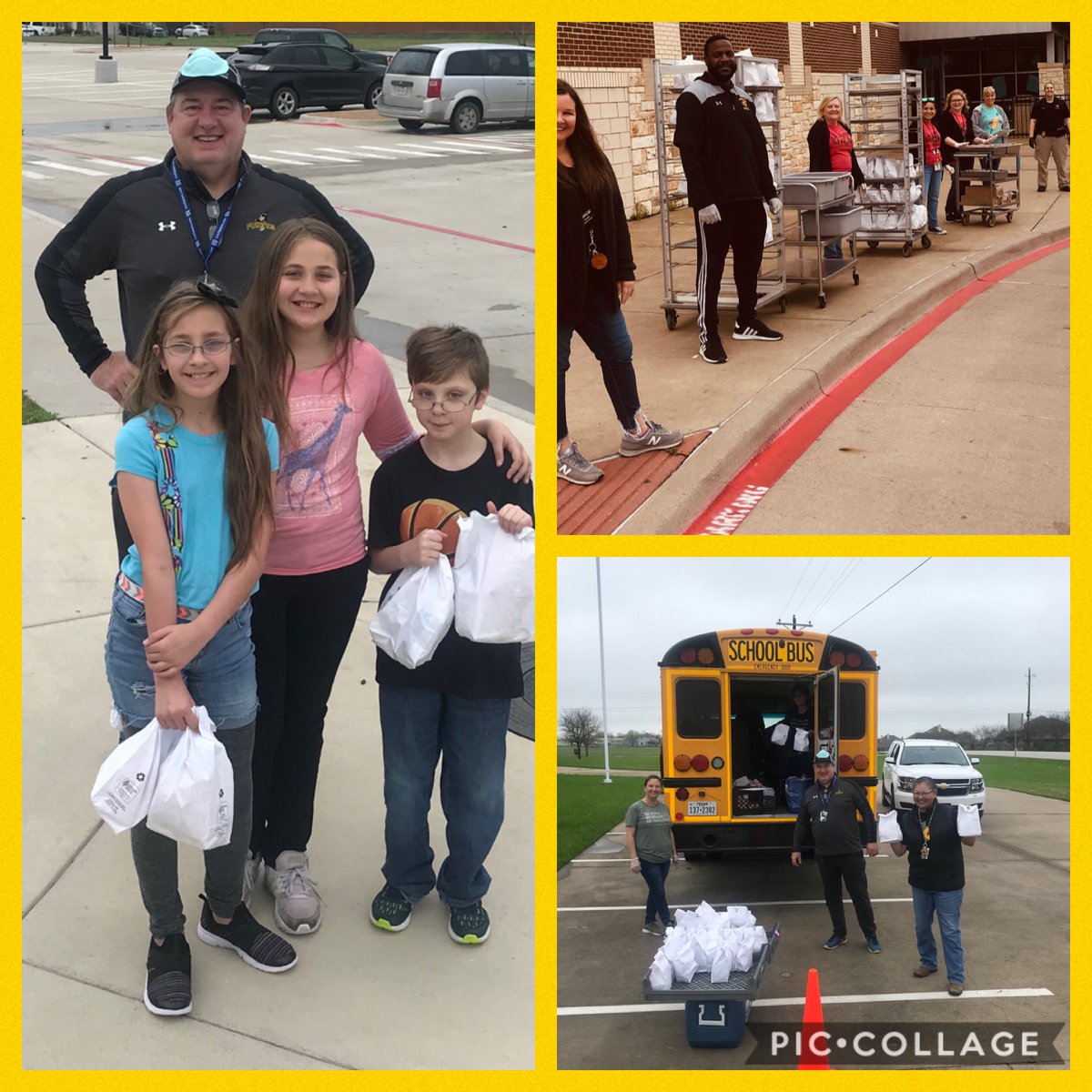 EldredgeWendy's tweet photo. Pirate Pride! Taking care of our families! ⁦@OfficialCISD⁩ https://t.co/qQrxBtDk3c