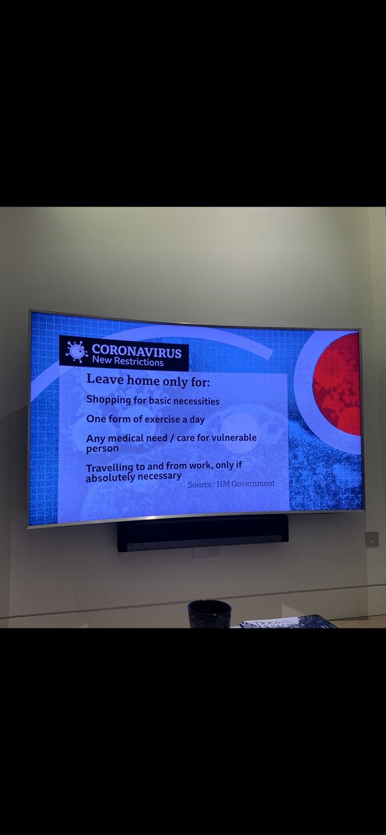 People are dying. Stay the fuck in.