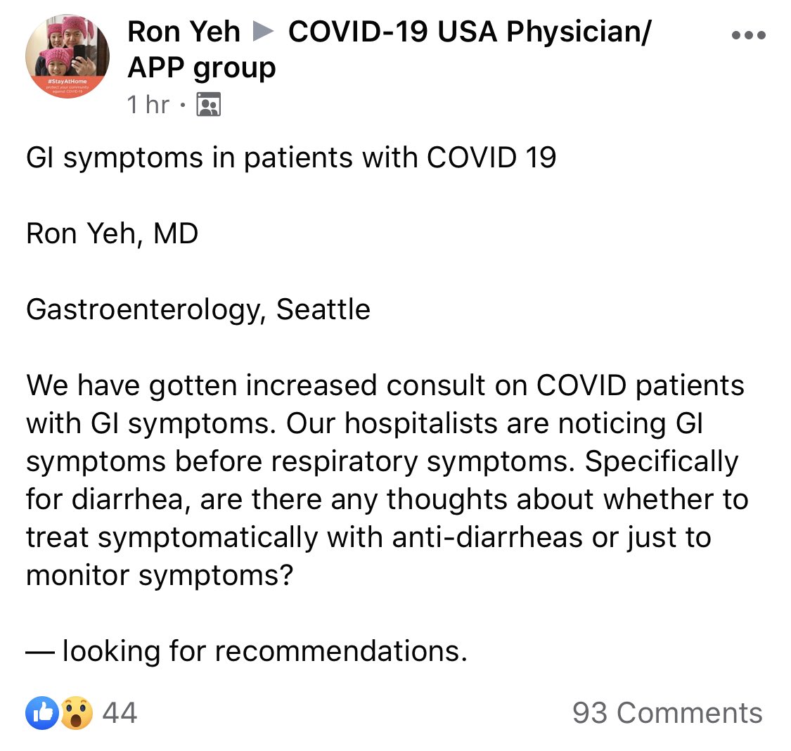 Has anyone else come across this as well, specifically with pushback for testing with a high suspicion as these patients don’t specifically meet CDC screening guidelines? @SWexner @medicalaxioms #covid4MDs