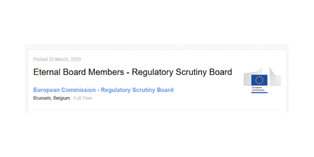 pmundt's tweet photo. The EC appears to have inadvertently begun recruiting board members for life. It seems it's not just regulation that could use some extra scrutiny.. #typo #job4life https://t.co/TxYAPRbWrD