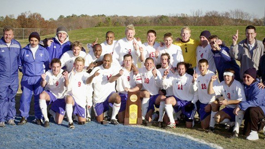 D2SSC's tweet photo. #SSC40 | Lynn's Undefeated March to the 2003 Men's Soccer Title: https://t.co/BtGcYHAVbH
The @Lynn_Knights went 22-0-1 and won its first NCAA men's soccer title. https://t.co/jc8LYzfQyn