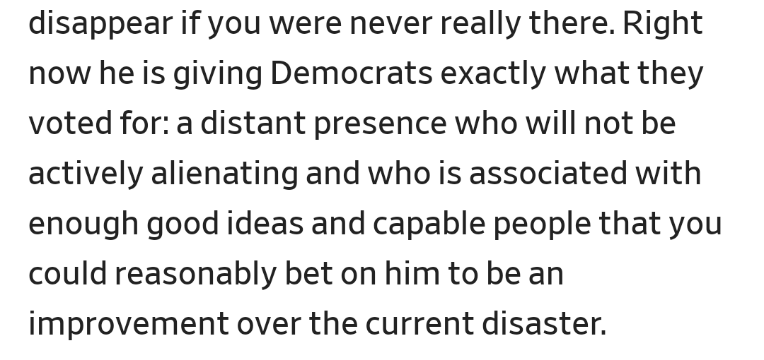 DealProgressive's tweet image. According to Slate, Biden is just what the Dems have been looking for. An empty suit that can surround himself with the same people that enacted the neoliberal policies that exacerbated income inequality in America. @Mommyshums3CBM