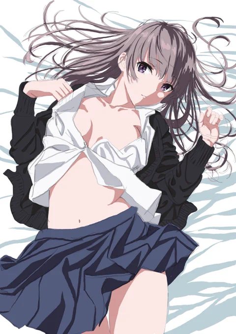 おはだけ女の子ラフ 