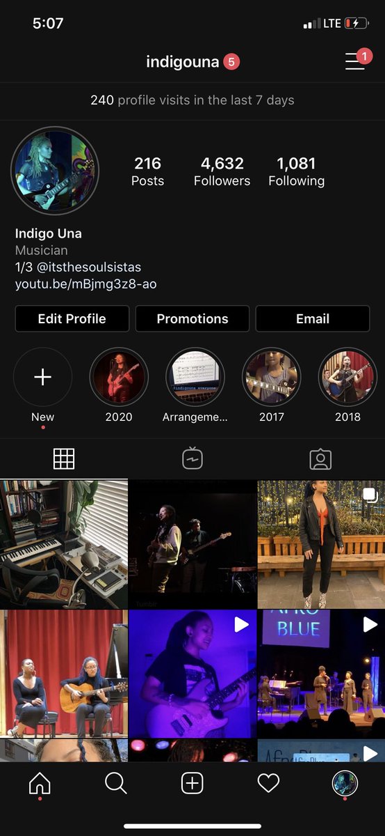  http://Instagram.com/indigouna  Im also on Instagram That’s where I put more of my music