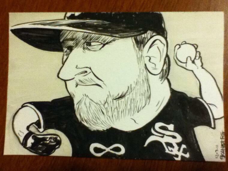 Happy Birthday, Mark Buehrle Illustrated the day the Sox let him sign with Miami. 