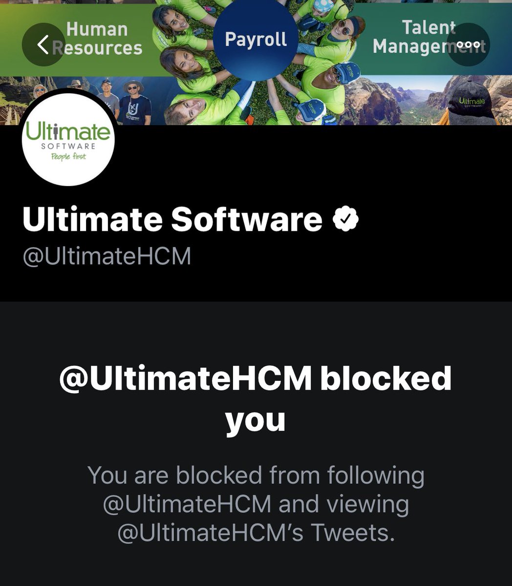 GJTIII's tweet photo. @UltimateHCM @MindaHarts @Elena_Valentine @TrishMcFarlane @StaceyHarrisHR @karinalynnes π€£π€£π€£π€£π€£π€£π€£π€£
Feminists canβt accept reality. This is why I would never patronize radical leftist businesses like #UltimateHCM #UltimateSoftware https://t.co/0GtIze3h08