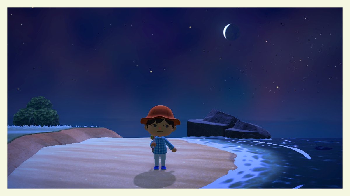 First night in the deserted island #AnimalCrossing #ACNH #NintendoSwitch