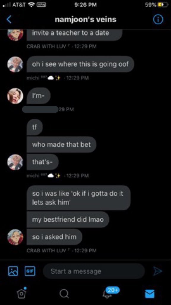 Michi deleted their thread, but this is the story where she claims to have slept with a teacher, which has been told to multiple people and is most likely a lie