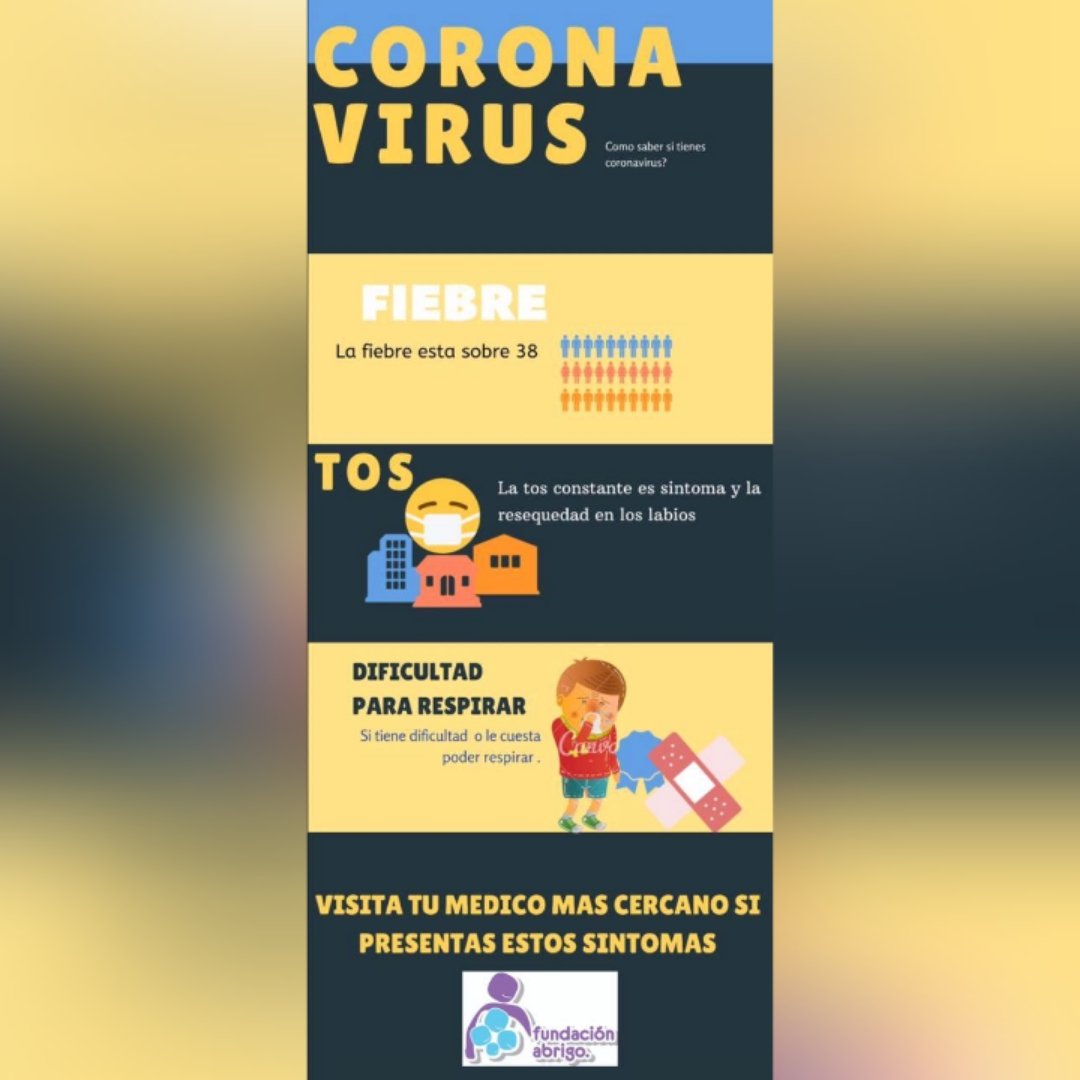 fundabrigohnd's tweet photo. Infórmate bien y sigue las recomendaciones de los canales oficiales. #quedateEnTuCasa #Fundacionabrigo https://t.co/Kxt3VMKzaS