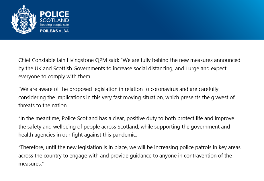 Police Scotland tweet media