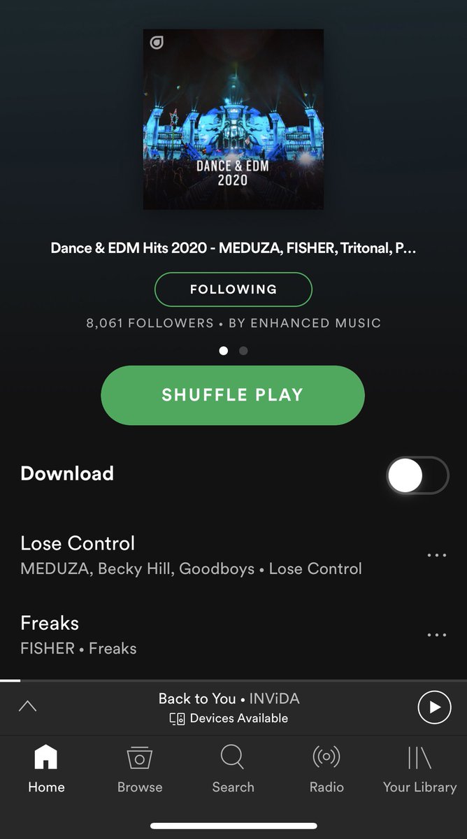 Thank you <a href="/Enhanced_Music/">Enhanced Music</a> for adding us to your Dance &amp; EDM Hits playlist!  Check it out here:

open.spotify.com/playlist/0lfuR…

<a href="/Spotify/">Spotify</a> <a href="/bigmgmt/">BIG Management</a> <a href="/AliciaMMusic/">Alicia Madison</a> @MusicQuattro <a href="/KMGDistribution/">KMG Distribution</a> <a href="/RoynetMusic/">The Royalty Network</a> <a href="/GeronimoBPM/">GeronimoBPM 🟦 🟧</a> <a href="/austinkramer/">Austin Kramer</a> #backtoyou