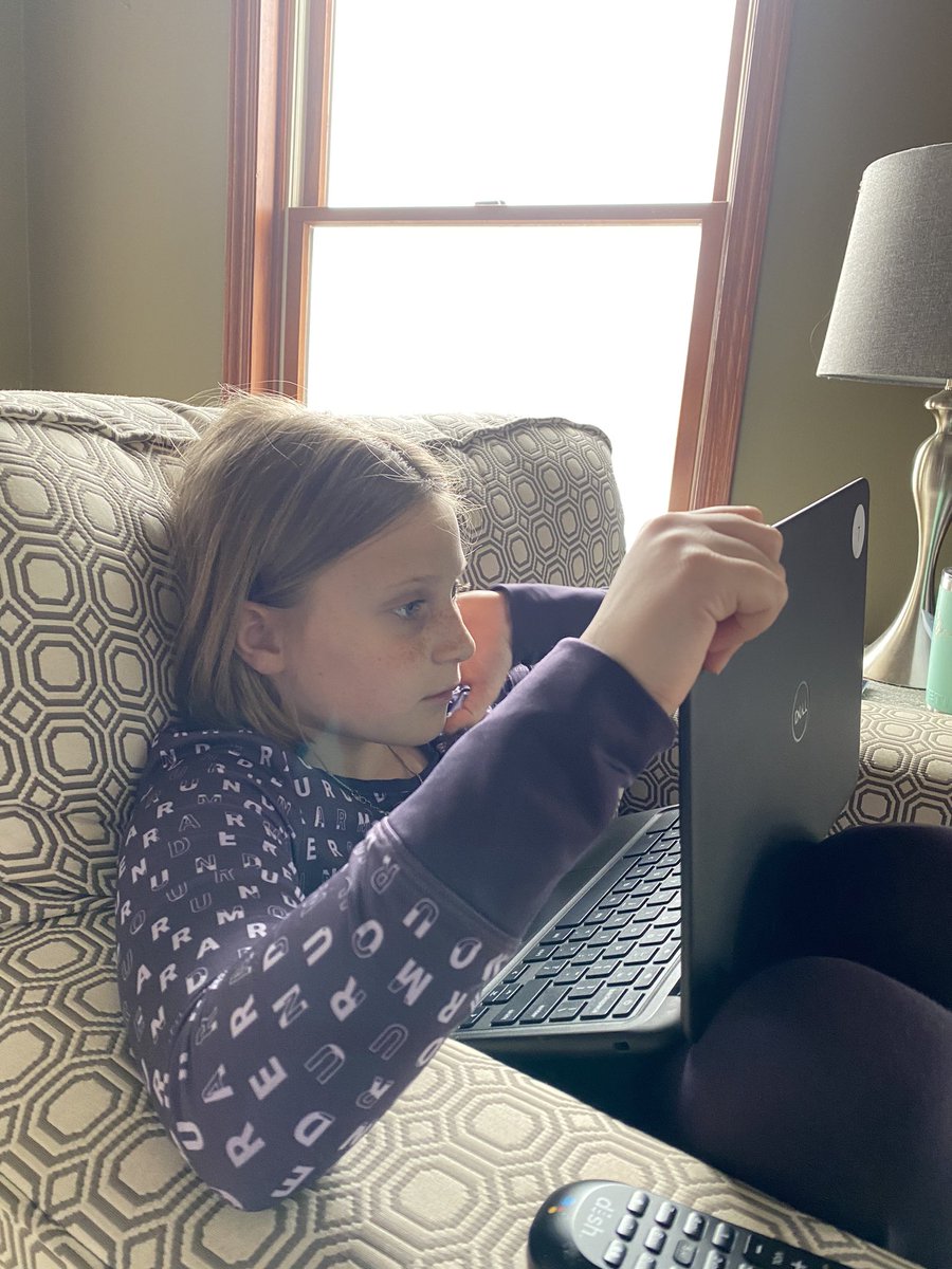 Halbese's tweet photo. Great day 1 of homeschooling thanks to the @EastTroy3Rd, @etmstrojans and @ETCSD. https://t.co/ylBD4LBkH4