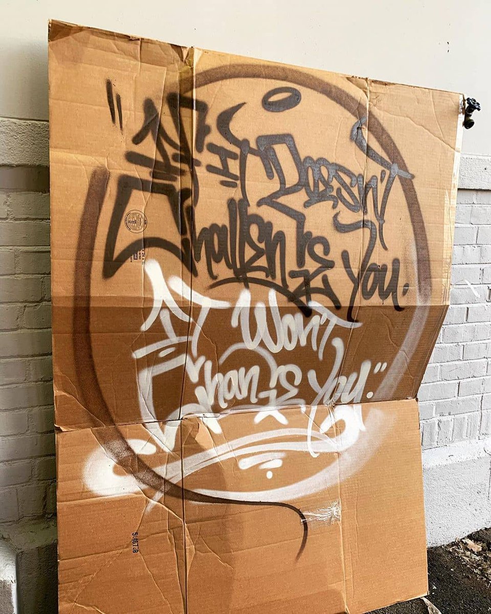 handstyler's tweet photo. Soems (@soems) turning cardboard destined for the trash into something you could frame.
#soem #soems #handstyle #graffiti https://t.co/5egvdDOBXH