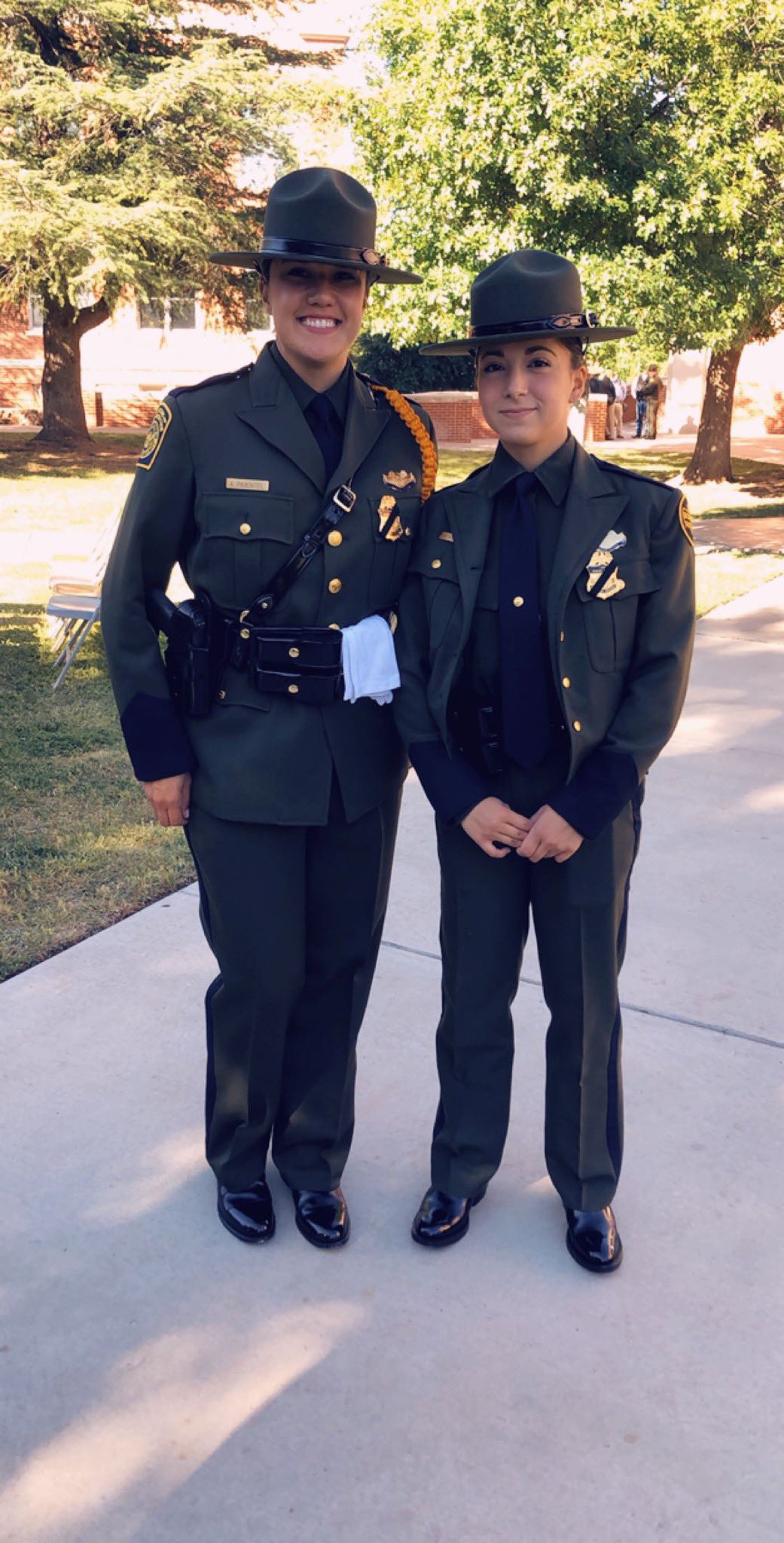 Customs and Border Patrol Agent Salutes