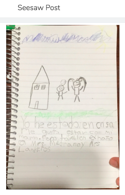 First day of remote learning was a success! We even showed some Cloverdale spirit! I miss you too kiddos ♥️  #ProudToBeD93 <a href="/CCSD93/">CCSD93</a> <a href="/CloverdaleElem/">Cloverdale School</a> <a href="/CLPrincipalD93/">Chris Pietroski</a> @APCloverdale <a href="/Sanchez5D93/">Mireya Sanchez</a>