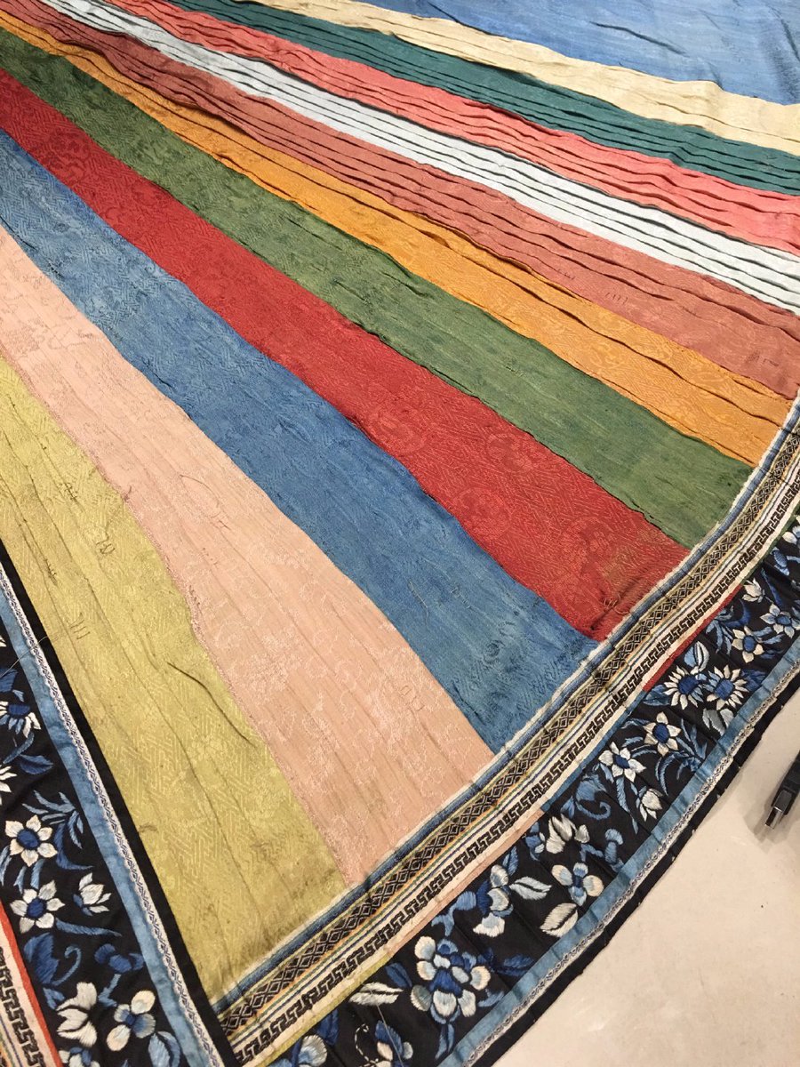 beautiful Chinese patchwork clothes from the Qing Dynasty