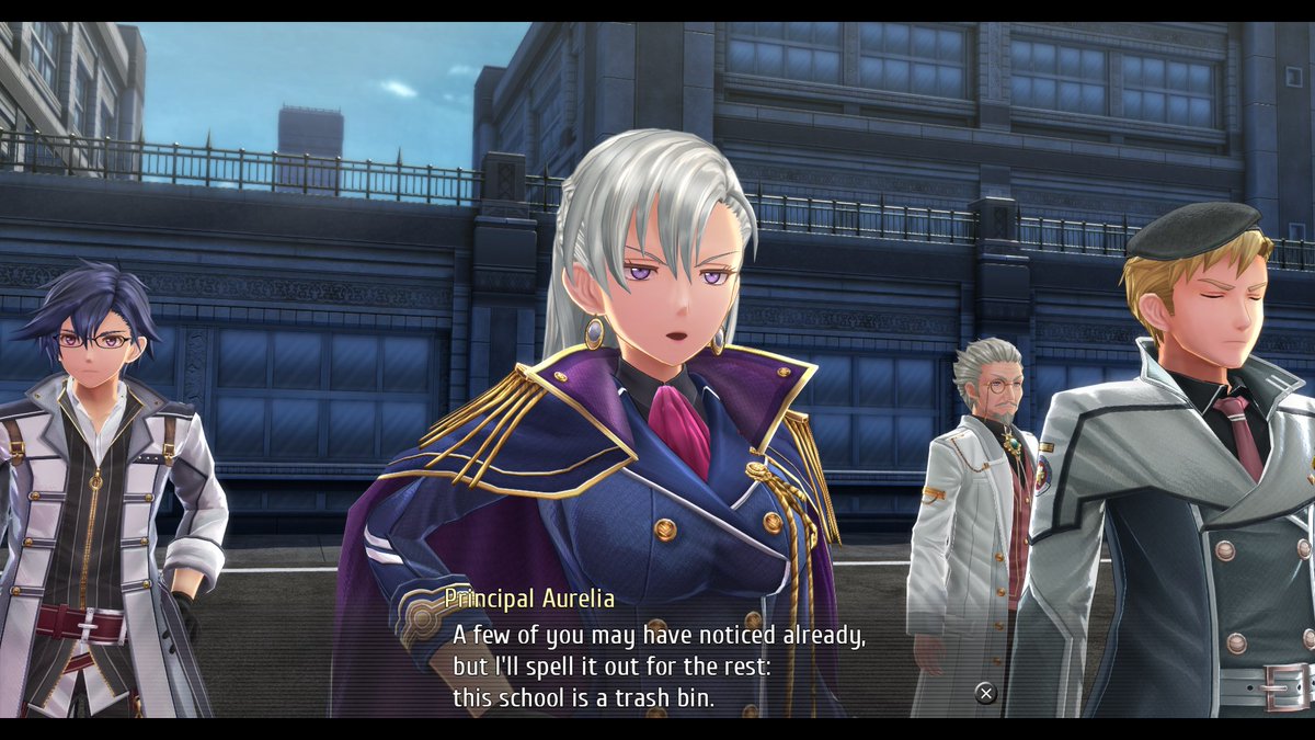 Kinda digging this angle of the story. I guess it feels refreshing to be on the side of the dudes who are super famous for once.  #TrailsofColdSteelIII