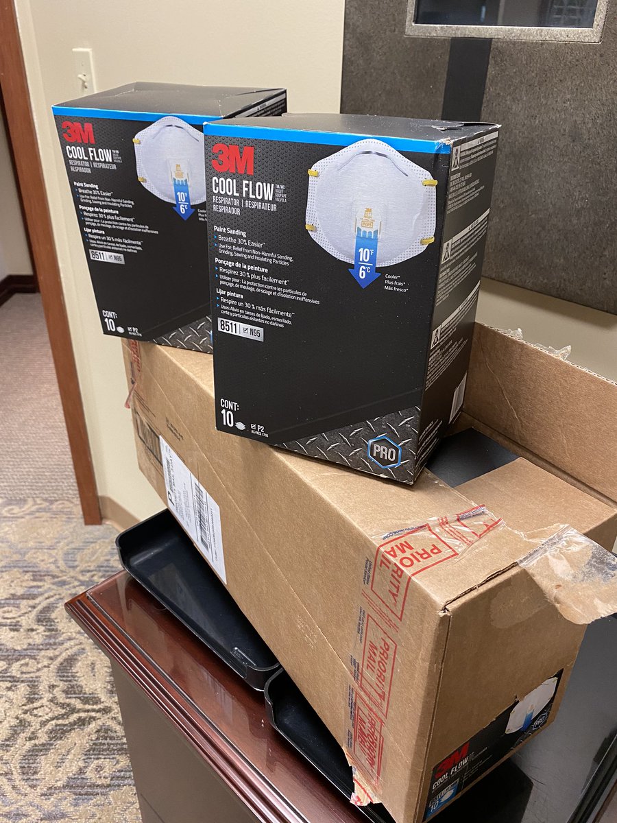 StarkDavid1462's tweet image. Another reminder today of how supportive our community is. I stepped out of an incident command meeting and had this donation of N 95 masks waiting for @UnityPointDSM front line team members from Mike McCoy &amp;amp;  @NCMICGroup. #thankful