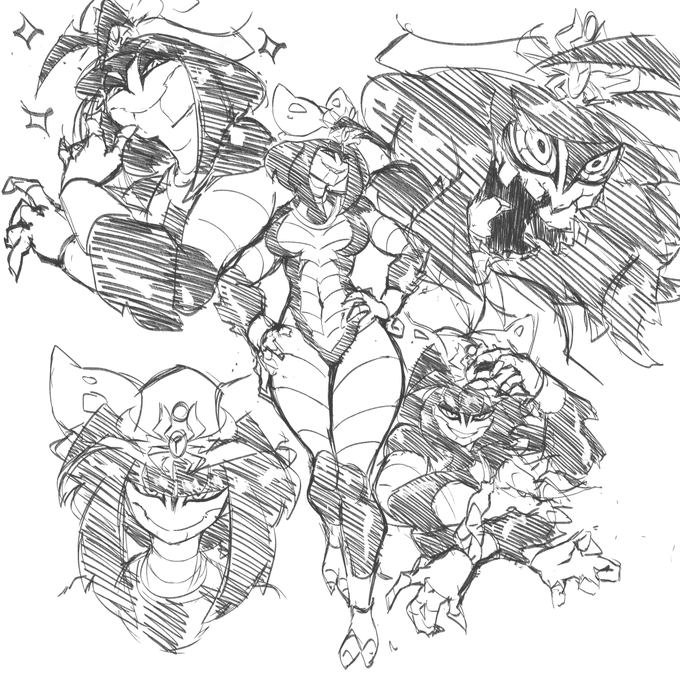Glad you guys like this evil bug lady 