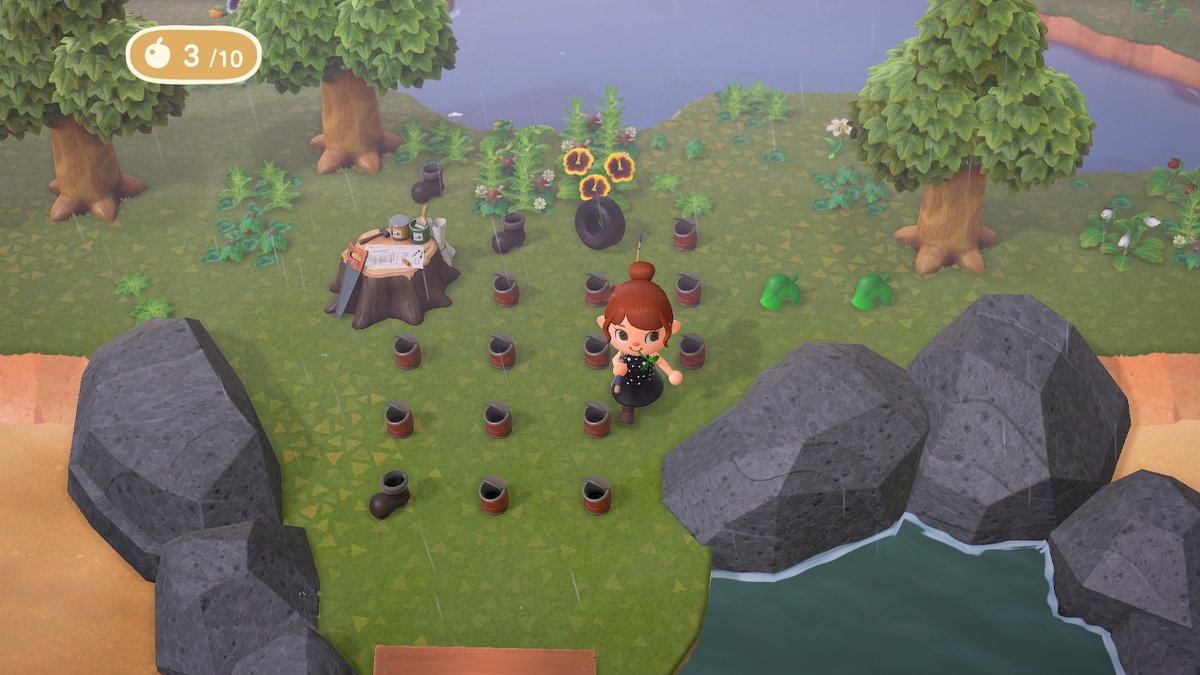 CrafterofCute's tweet photo. #AnimalCrossing #ACNH #NintendoSwitch
I went fishing for goldfish and got more trash than I did goldfish! Haha! https://t.co/35U1P2efPB