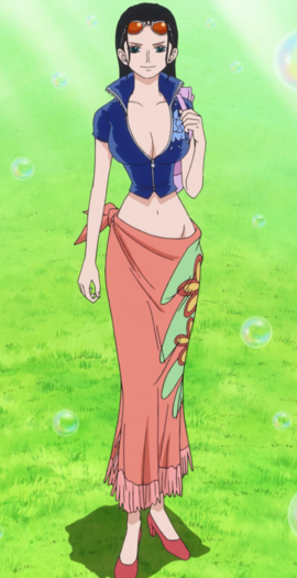 Post. Skip Robin One Piece Nico Robin (Post time skip) Measurements Bust: 100 cm (44 ...