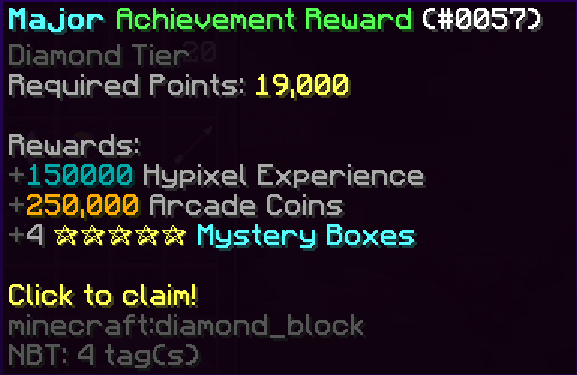 Some recent achievements in the Skyblock grind