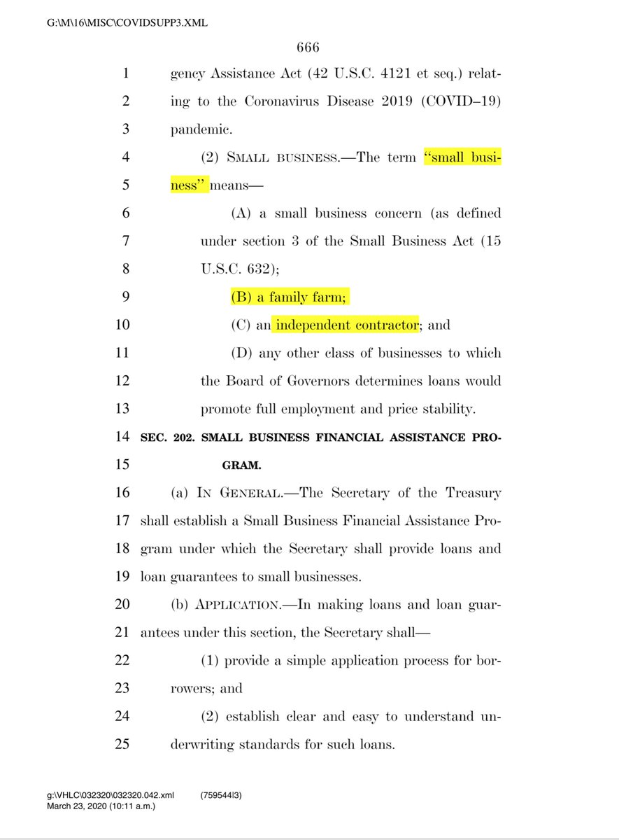 The ZERO interest loans & principal loan forgiveness, wasn’t even in the Trump/McConnell/Mnuchin ProBig Company BillI am very glad to see the House Dems include these critical protections, specifically for family farmsSee sometimes the universe hears you https://appropriations.house.gov/sites/democrats.appropriations.house.gov/files/COVIDSUPP3_xml.pdf