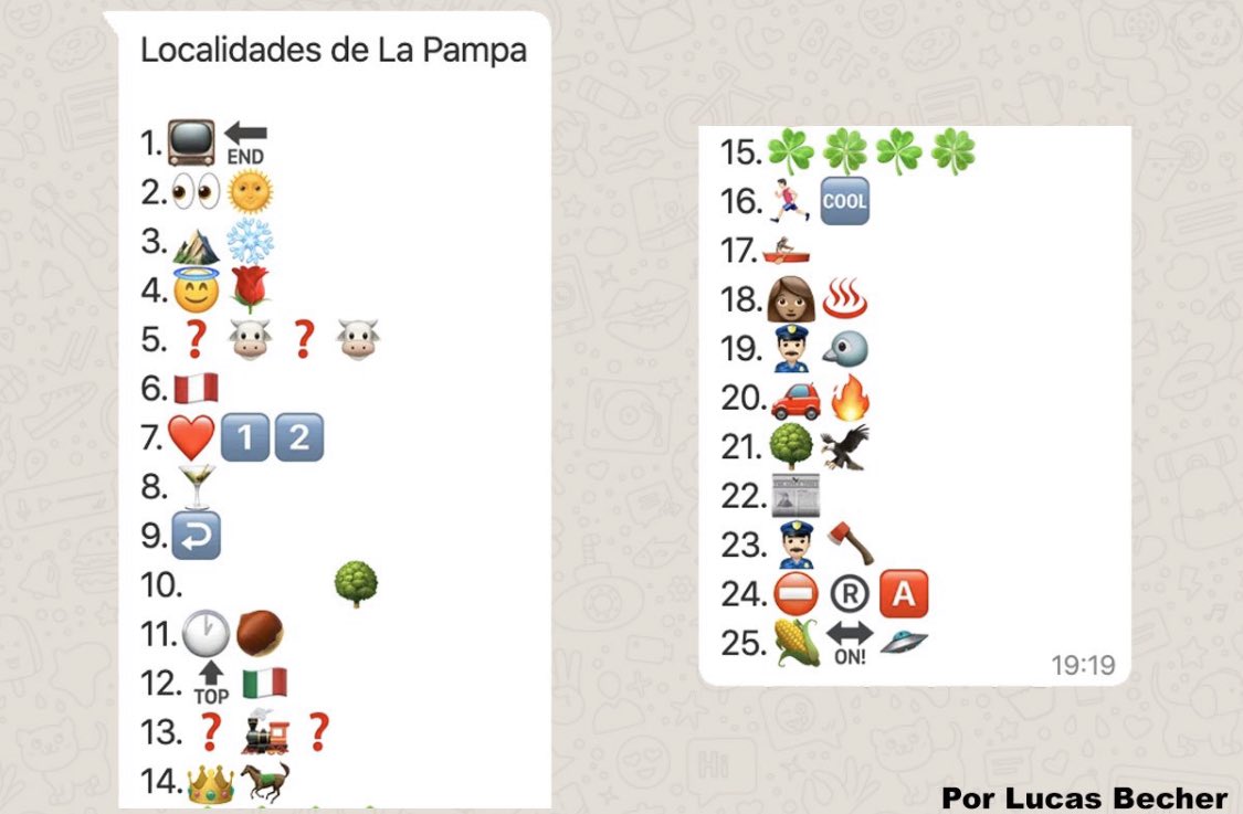 Mientras tanto en la pampa ...