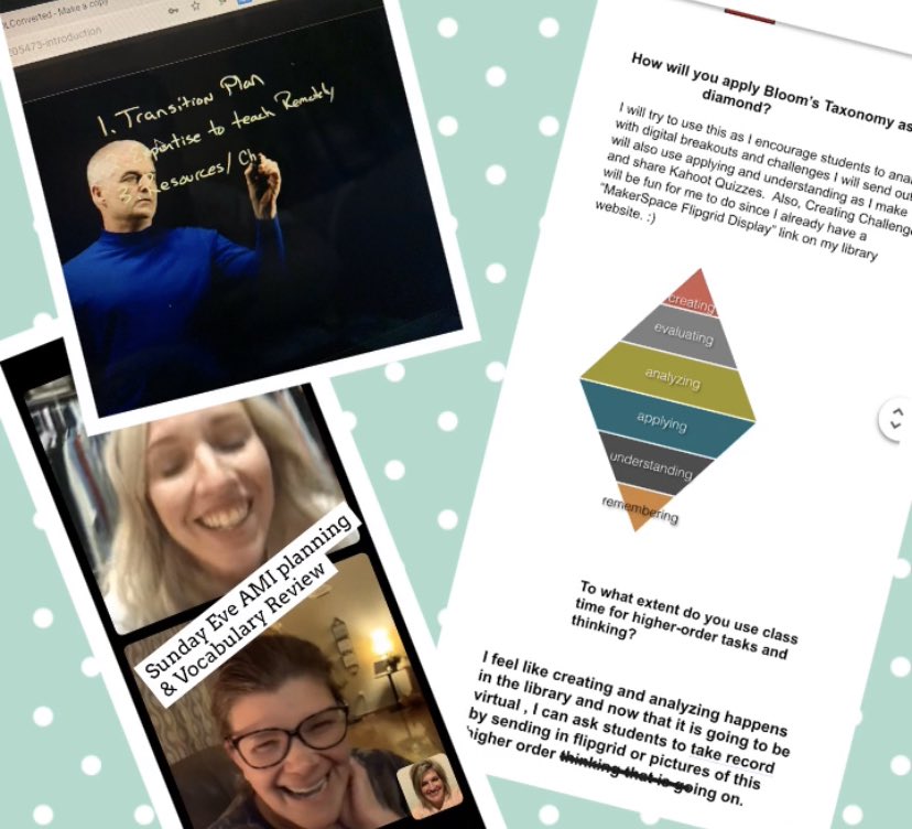 Today, we trained. We learned and Skyped. We helped each other. And WHY? For OUR kids. To help them learn. To love them from a distance. 
#BetterTogether #TheKnightWay #AMI <a href="/Director_ElemED/">Shana Turner</a> @MindySouth  <a href="/KnightsR7_Supt/">Dr. Kyle Gibbs</a> <a href="/faithagann/">Faith Gann</a>  <a href="/Roos_Music/">Lindsay Jenkerson</a>  <a href="/emily_shuburt/">Emily Shuburt</a>  <a href="/drkrauseashley/">Ashley Ballew Krause</a>