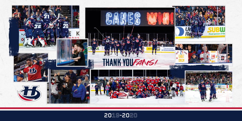 With today’s announcement from the #WHL our 2019-2020 season has officially concluded. In an unexpected situation, and much earlier than we all wanted, we have to say “farewell for now” to our fans.