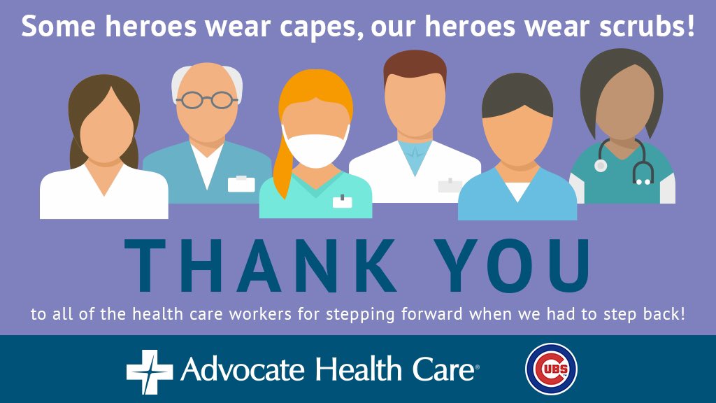 Thank you. #HealthCareHeroes 

<a href="/advocatehealth/">Advocate Health Care</a>