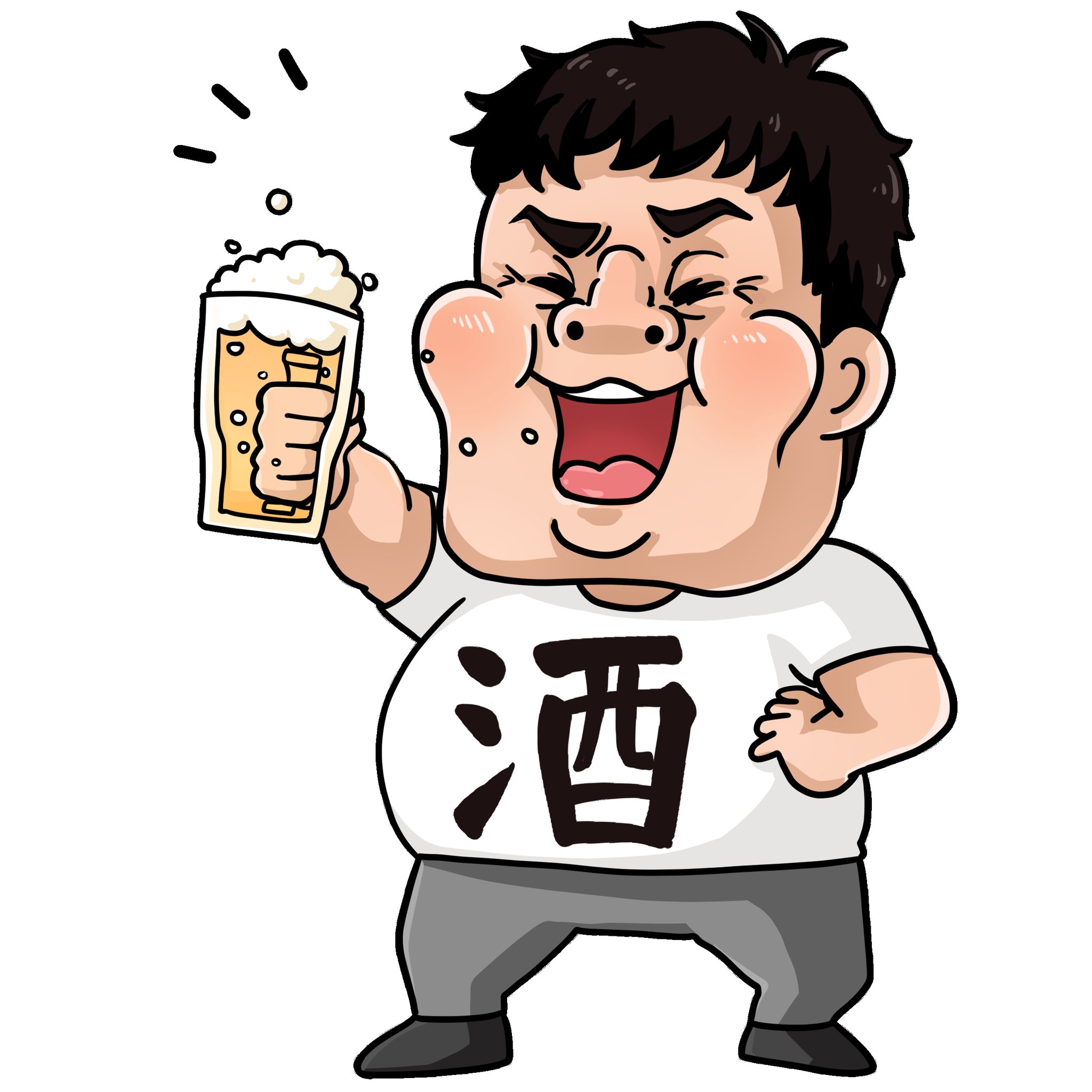 くうしば ラーメンを愛してベンチプレス0キロを目指すおっさん あかね大佐に新しいイラスト描いてもらったら誕生日プレゼントもいただいたぜぃ