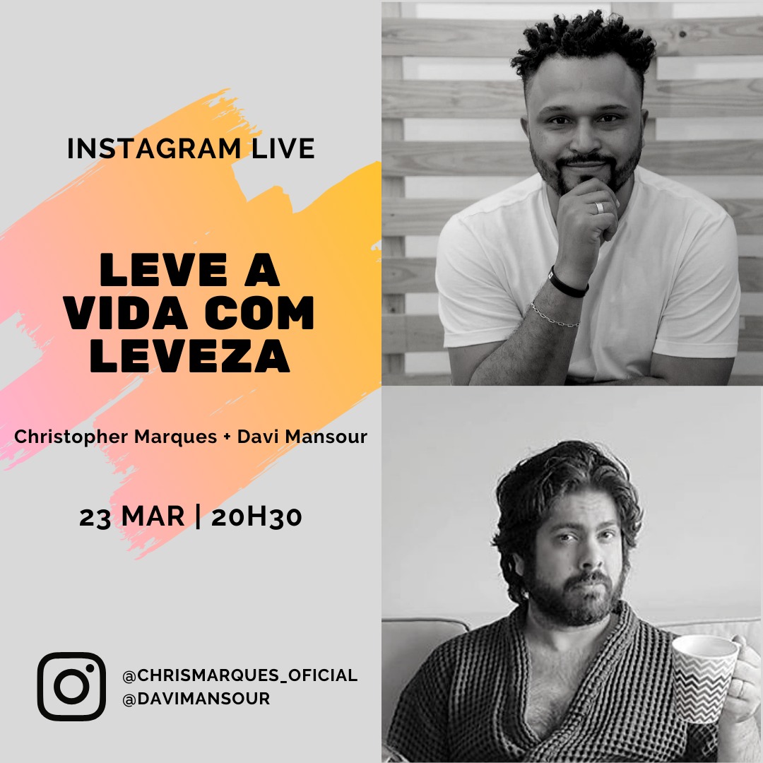 LIVE as 20:30 no INSTAGRAM